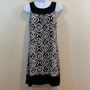 Wrapper Sleeveless Above the Knee Dress  Size S